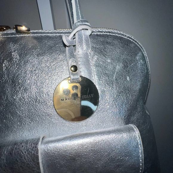 Bevini Modena The Bugatti, Laminated Leather Tote Bag NWOT - Picture 11 of 16